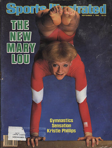 Kristie Phillips on the cover of Sports Illustrated, September 1986 — 'The New Mary Lou'
